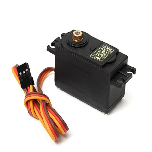 TowerPro MG995 Servo High-Speed Digital Metal Gear Servo Motor with CNC Aluminum Steering Servo Horn Arm- Good Quality